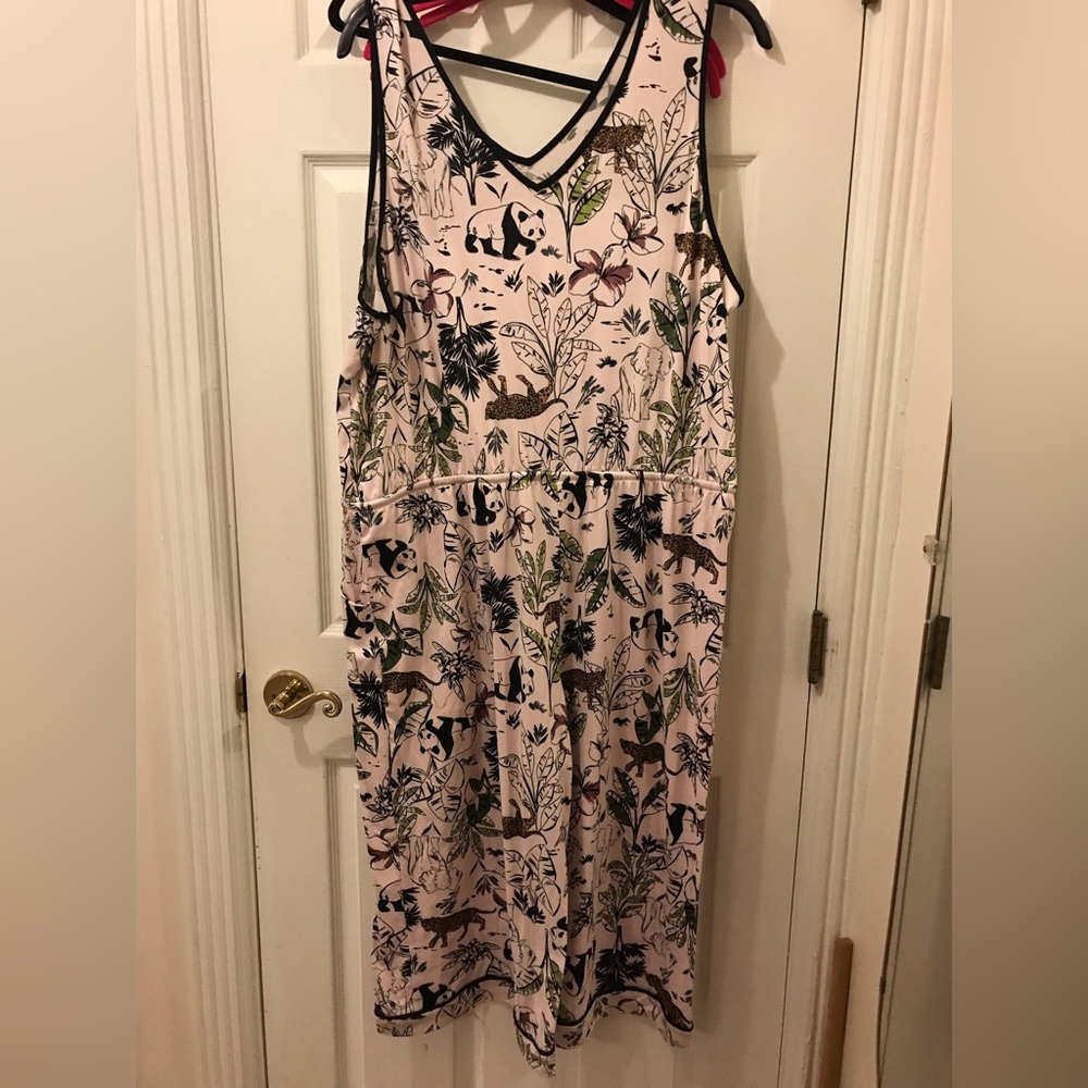 Cuddl duds romper jumpsuit pale pink
